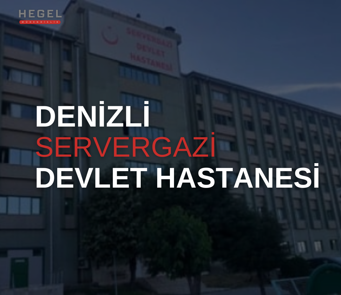 Denizli Servergazi Devlet Hastanesi - Soğutma (Chiller) Tesisatı Projesi